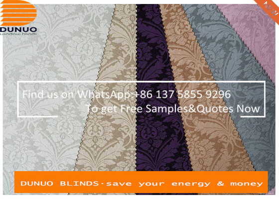 Factory direct custom economical window roller blinds jacquard roller shades