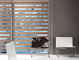 Wood Look Zebra Blinds fabric for Interior Decoration supplier