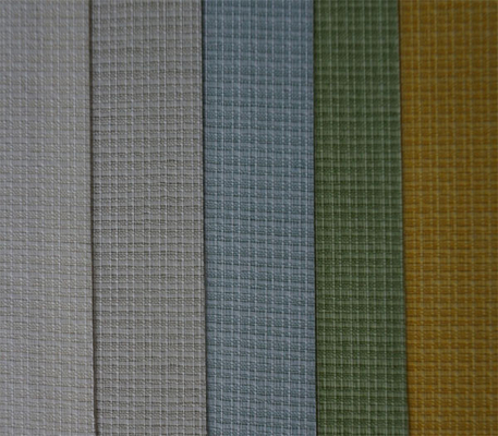 Colourful shantung design Roller blinds fabric for windows decoration supplier