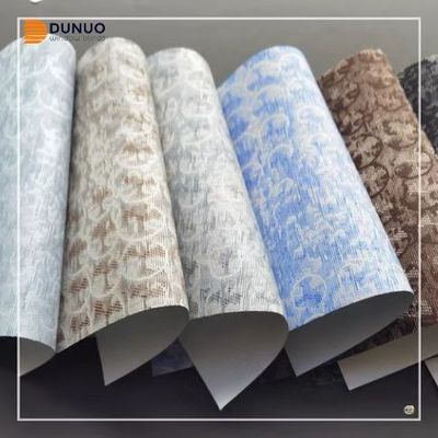 Total Darkness of Fully Jacquard Blackout Roller Blinds Fabric